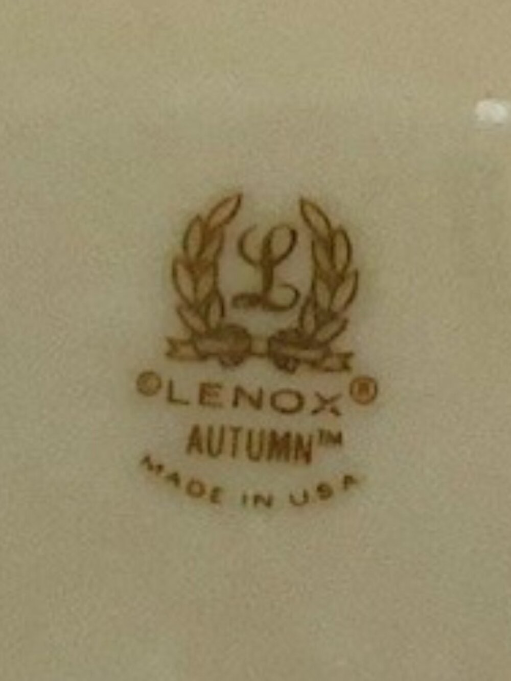 Lenox Autumn Presidential Collection Salad Dessert Plates 8.25 Set Of 5 USA - Picture 8 of 9